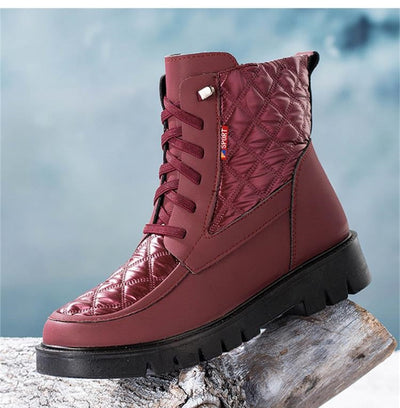 Botas impermeables con interior de lana.