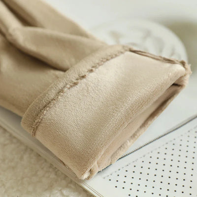 Guantes de cuero elegantes
