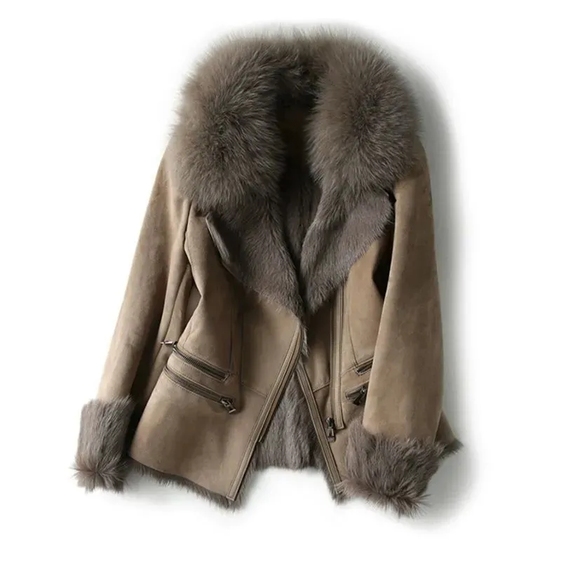 Angela| forrada con suave pelo y un lujoso interior afelpado