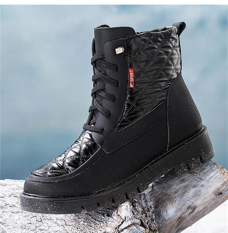 Botas impermeables con interior de lana.
