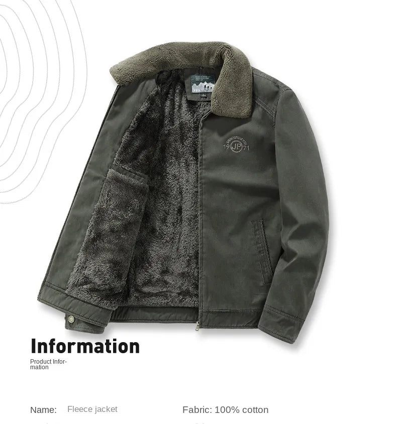 ANDRES| chaqueta militar, con acolchado termico.