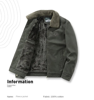ANDRES| chaqueta militar, con acolchado termico.