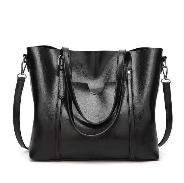 JULIA|Elegante bolso tote de piel para mujer