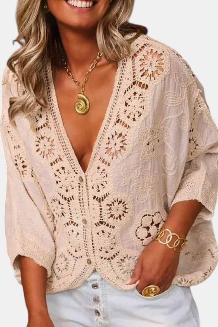 ADELA| Blusa de Crochet