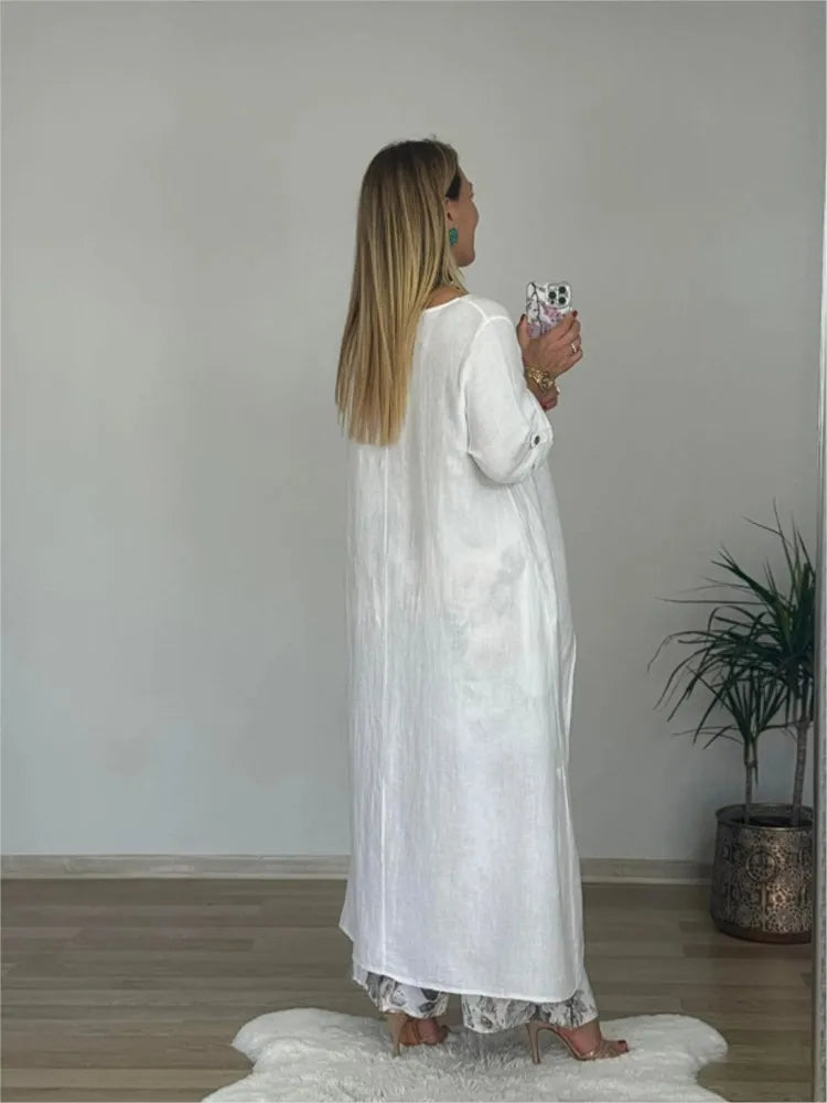 BEA| Conjunto Casual Lino y Algodón S-3XL
