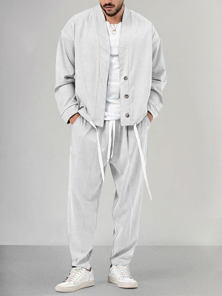 JAVI|  Conjunto minimalista de dos piezas para hombre