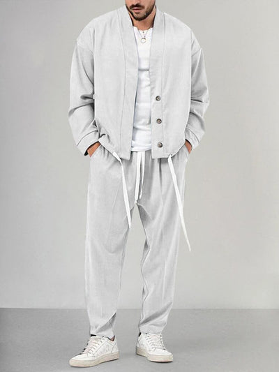 JAVI|  Conjunto minimalista de dos piezas para hombre