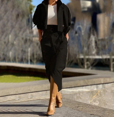 ELISA| Conjunto Elegante de Dos Piezas S-XXL