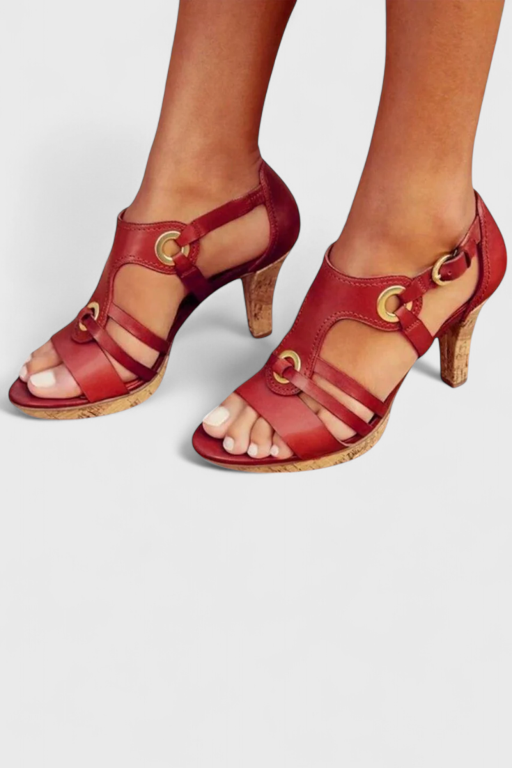 ALINA| Sandalias de Tacón Elegantes y Cómodas