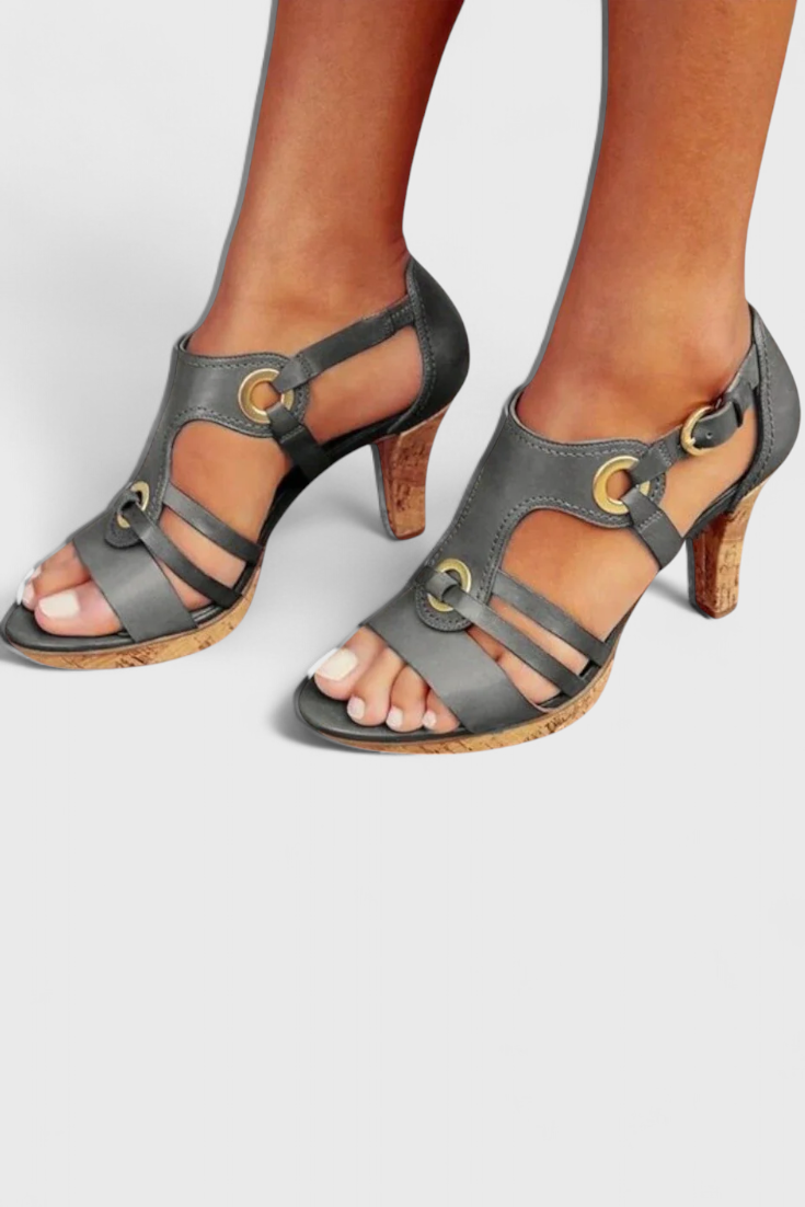 ALINA| Sandalias de Tacón Elegantes y Cómodas