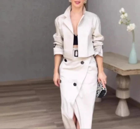 ELISA| Conjunto Elegante de Dos Piezas S-XXL