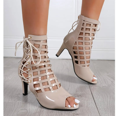 Tifani - botin Elegante beig.