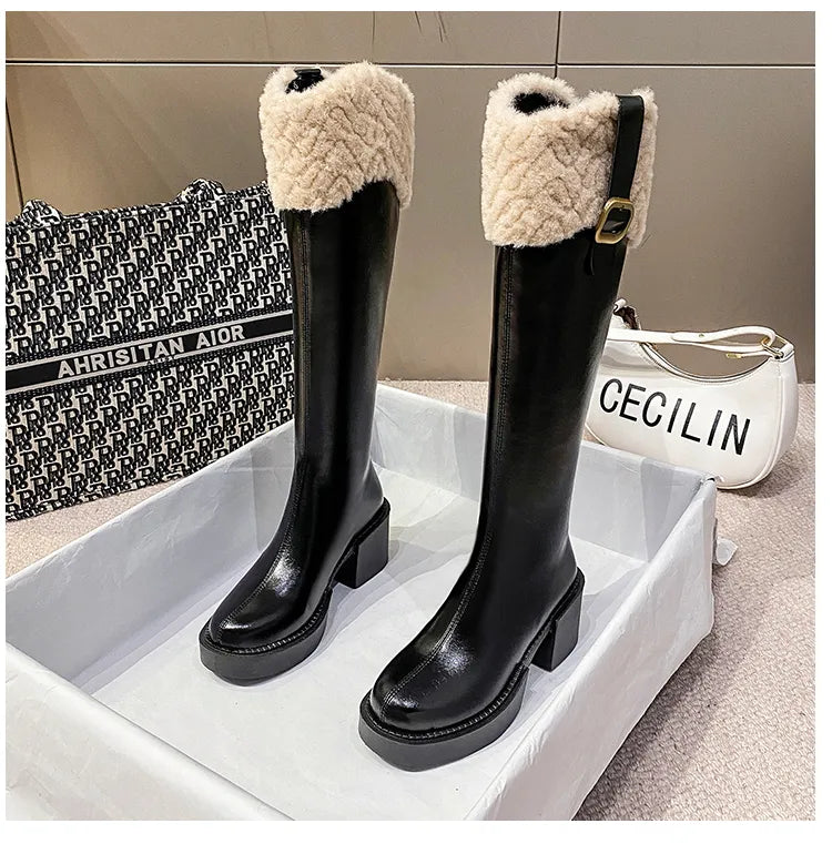 Botas de Invierno Mujer – Estilo Gótico y Elegancia