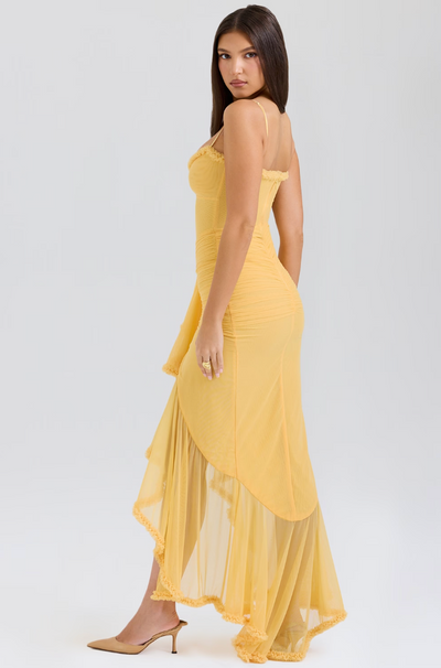 MARINA| Vestido con Volantes Encantador – Estilo Romántico y Femenino