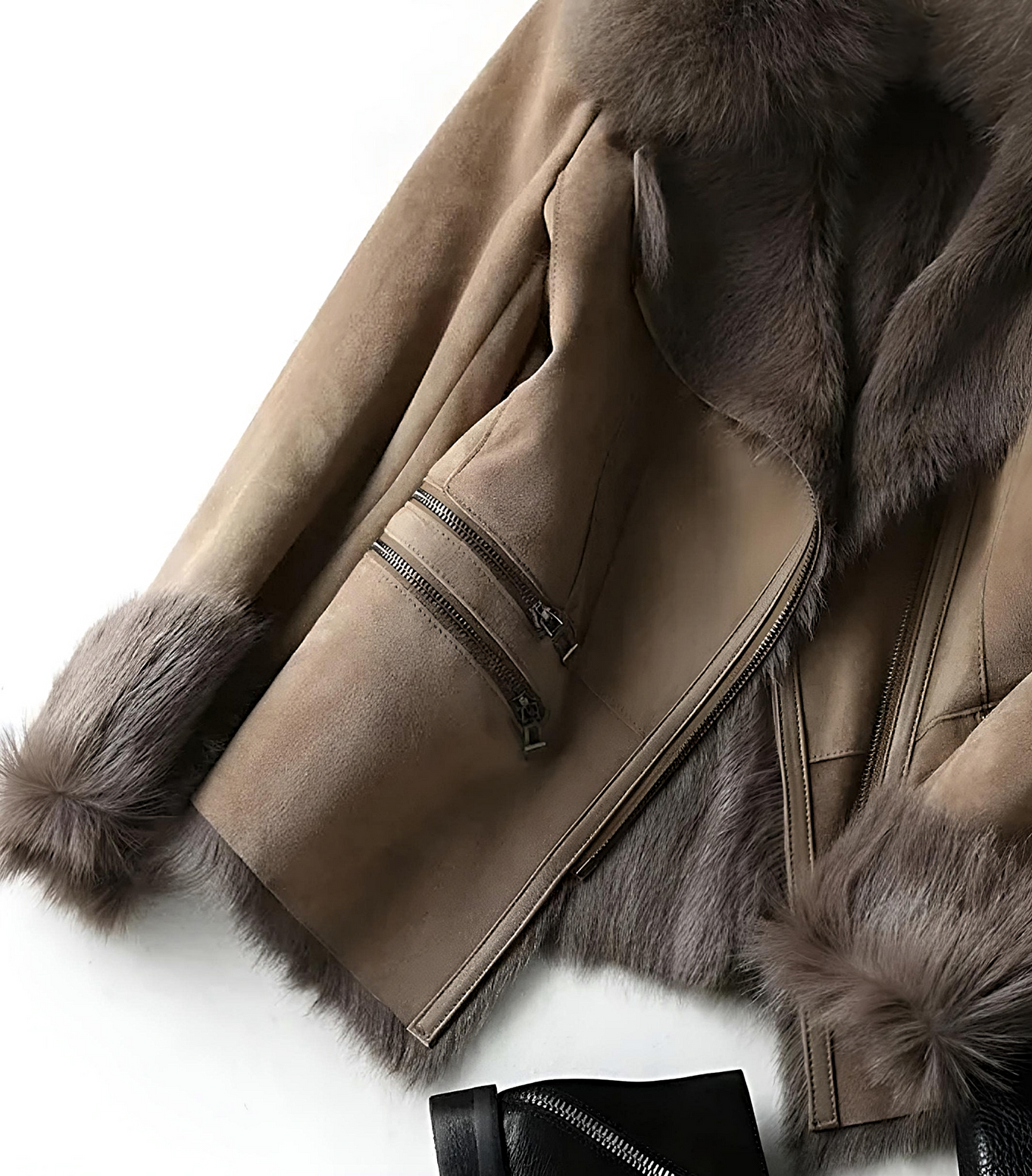 Angela| forrada con suave pelo y un lujoso interior afelpado