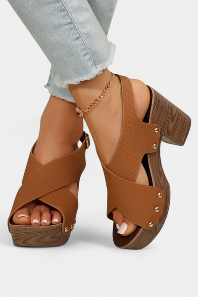 MAYTE| Sandalias de Plataforma Sonnenuntergang