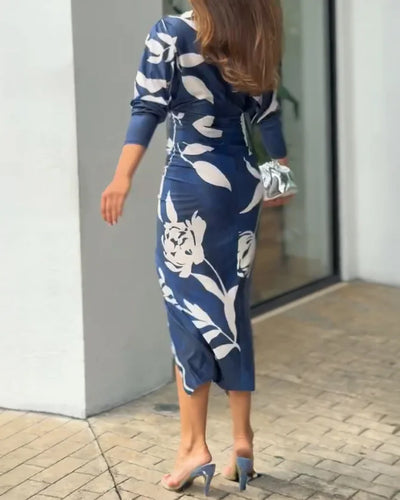 ALEXANDRA| Vestido Elegante Floral S-XL