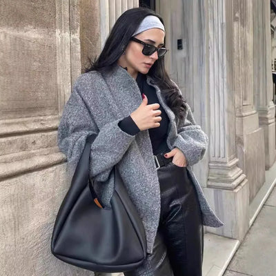 SEILA| Chaqueta termica de cuello redondo.