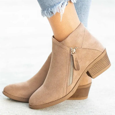 SANTI| botin de gamuza suaves, confortables.