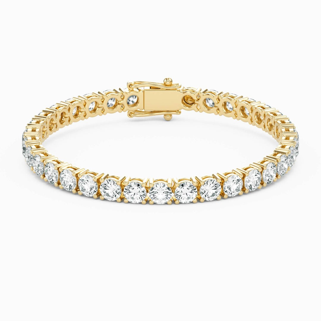 Tobillera tipo tenis con circonitas – elegante y versátil