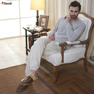SNOOK® – PANTOFOLE TERMICHE IN PELLE