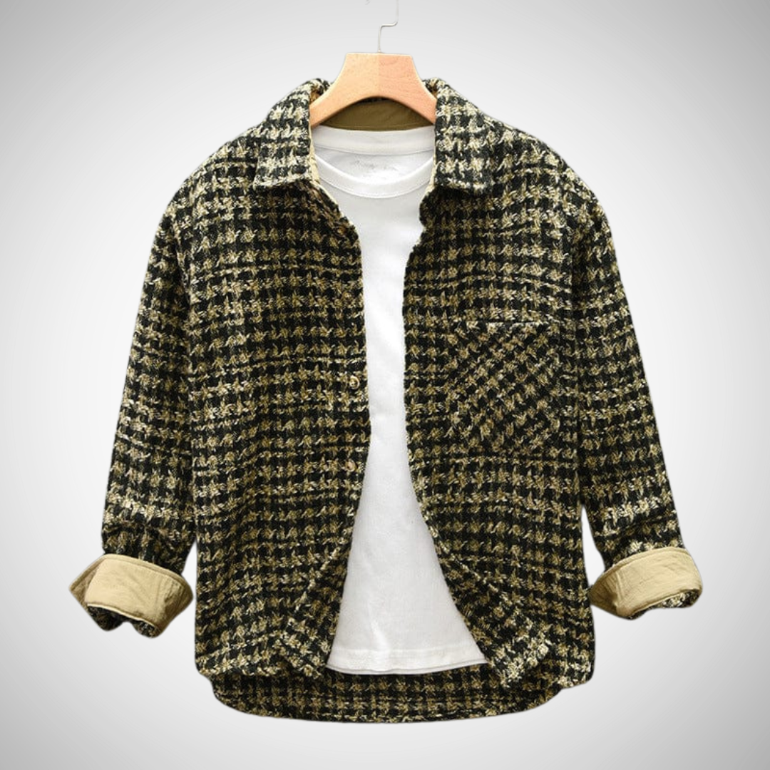 JORGE| camisa resitente al viento con forro suave por dentrp.
