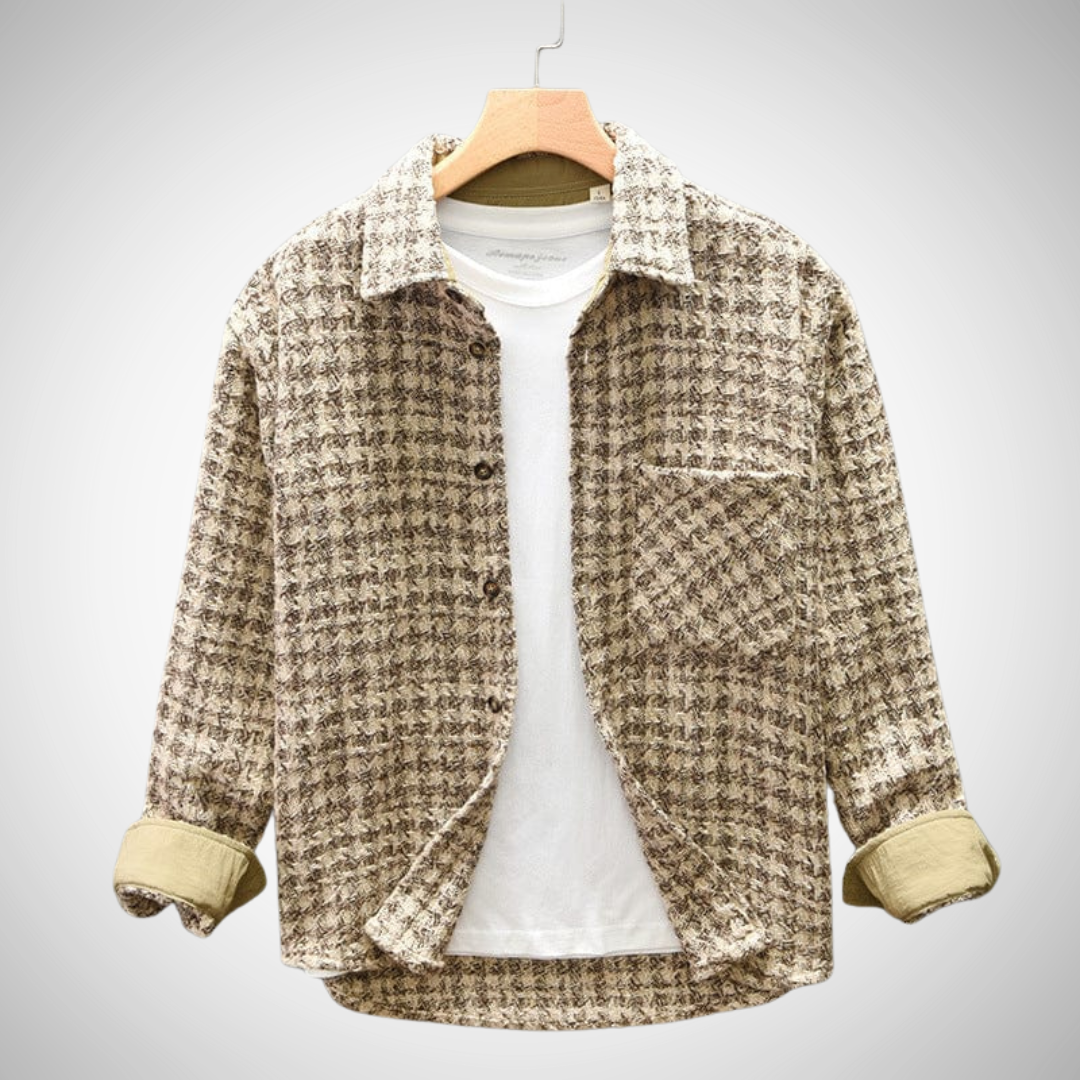 JORGE| camisa resitente al viento con forro suave por dentrp.