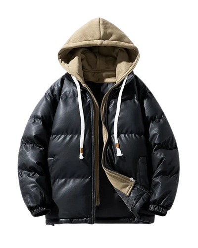 Elegante chaqueta acolchada