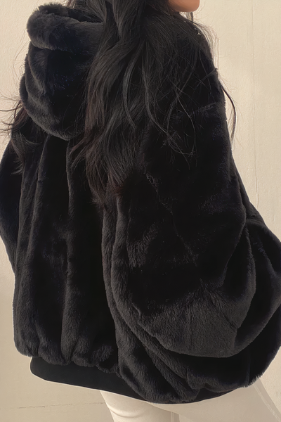 VICTORIA| Abrigo de invierno con capucha de cachemir