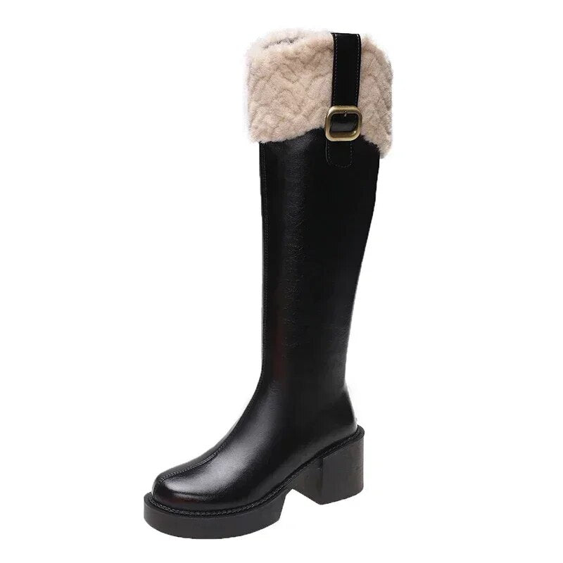 Botas de Invierno Mujer – Estilo Gótico y Elegancia