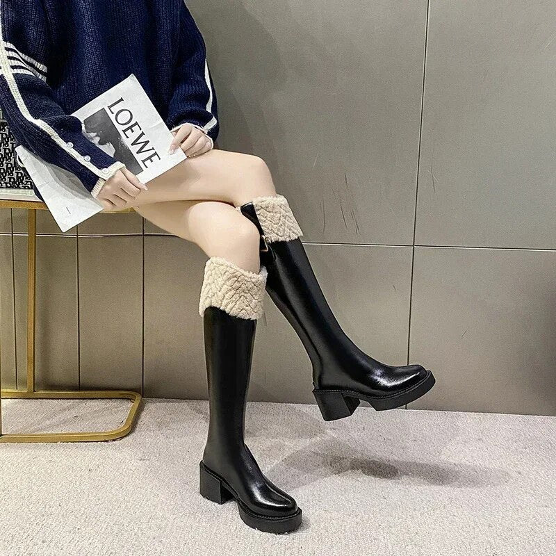 Botas de Invierno Mujer – Estilo Gótico y Elegancia