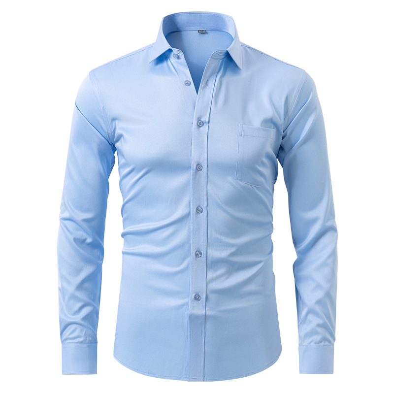 ALEX, Camisa entallada resistente a las arrugas para hombre