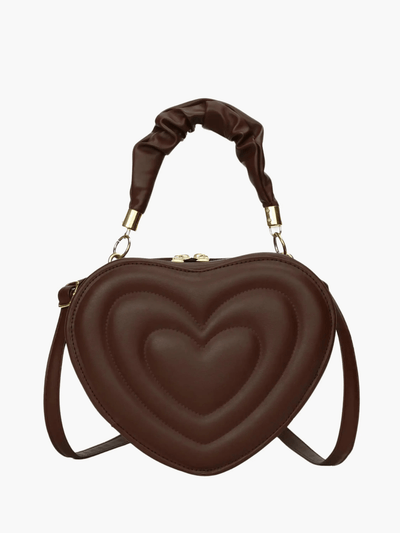 Bolso Vegano con Forma de Corazón – Bandolera Original para Mujer