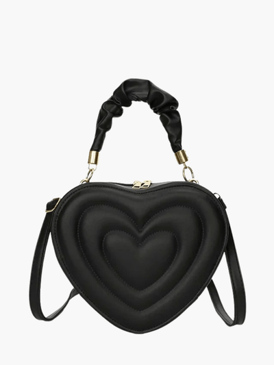 Bolso Vegano con Forma de Corazón – Bandolera Original para Mujer