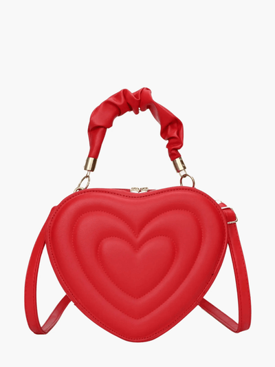 Bolso Vegano con Forma de Corazón – Bandolera Original para Mujer