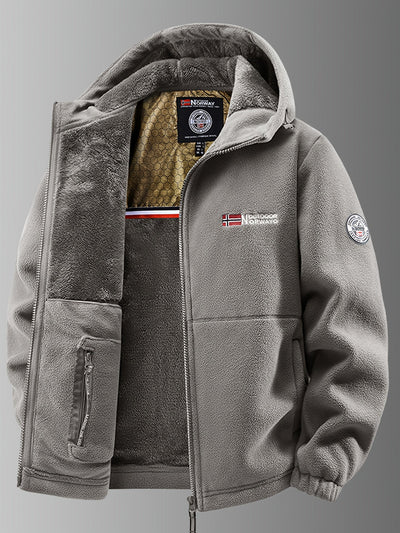 Elegante chaqueta térmica de forro polar