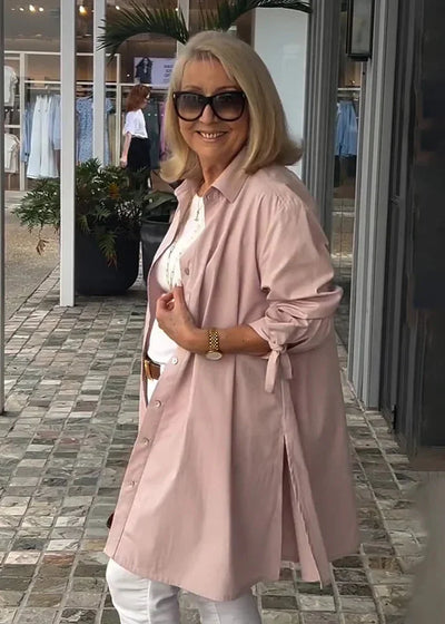 Lola| Camisa larga con cuello.