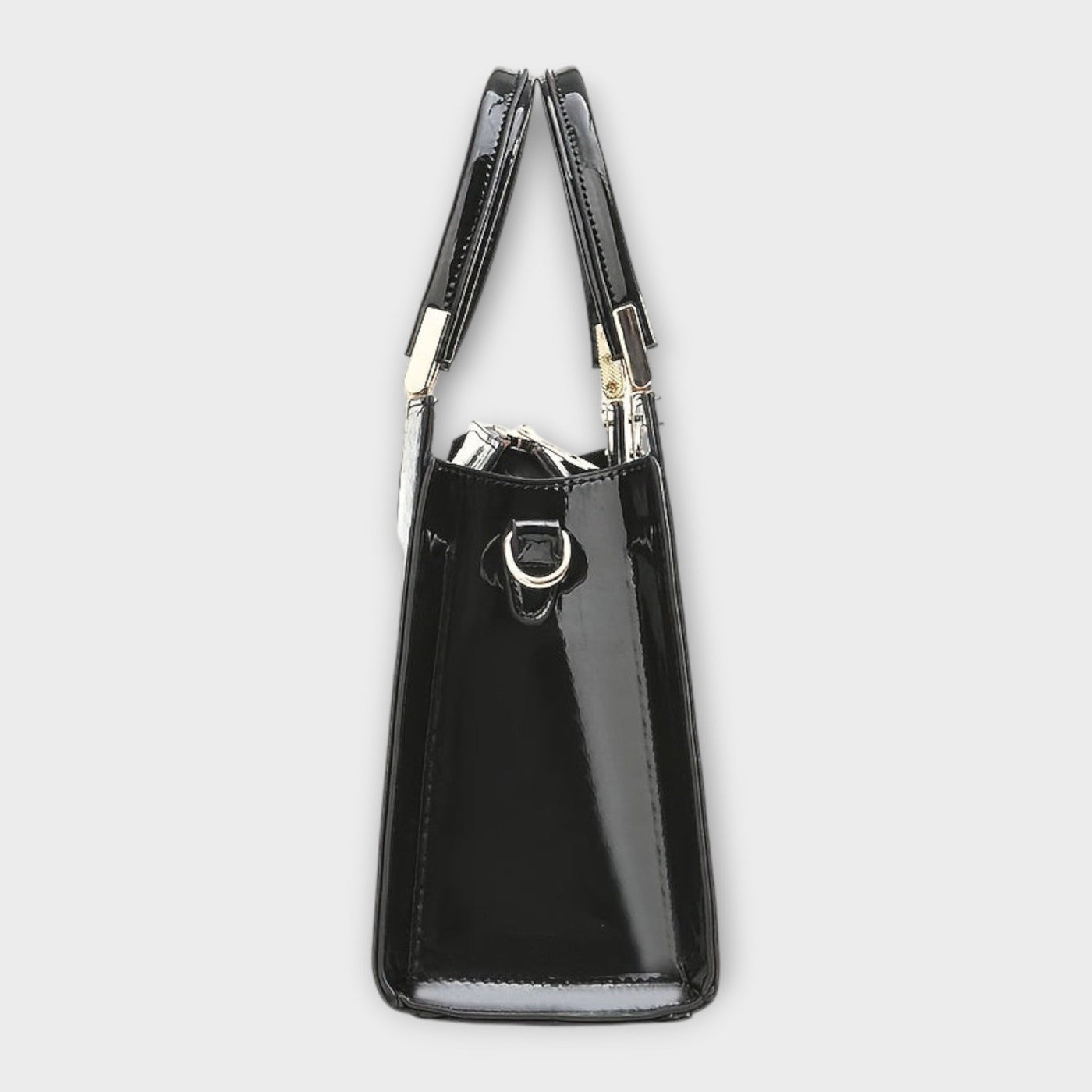 FLORENCIA - BOLSO DE MANO DE PIEL DE COCODRILO BRILLANTE