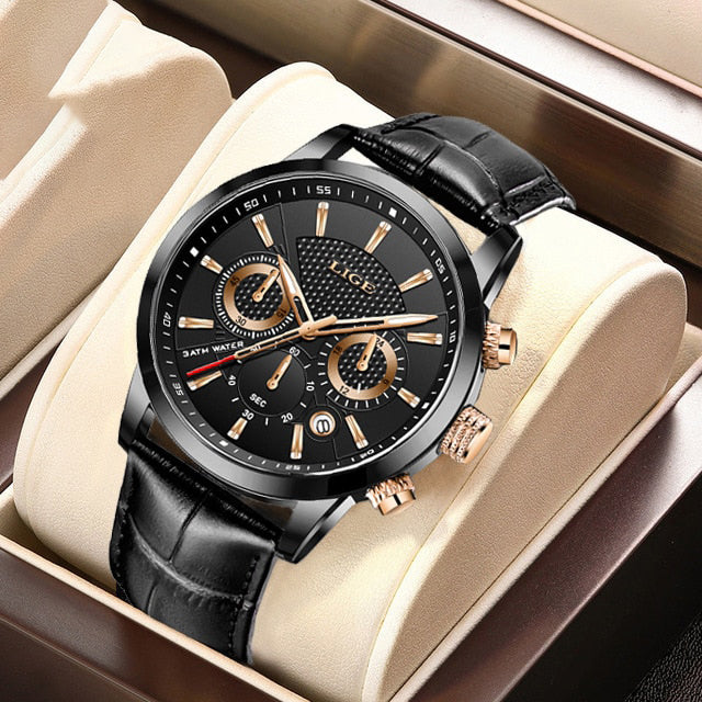 Lucas™ - Reloj militar para hombre: elegancia y comodidad duradera
