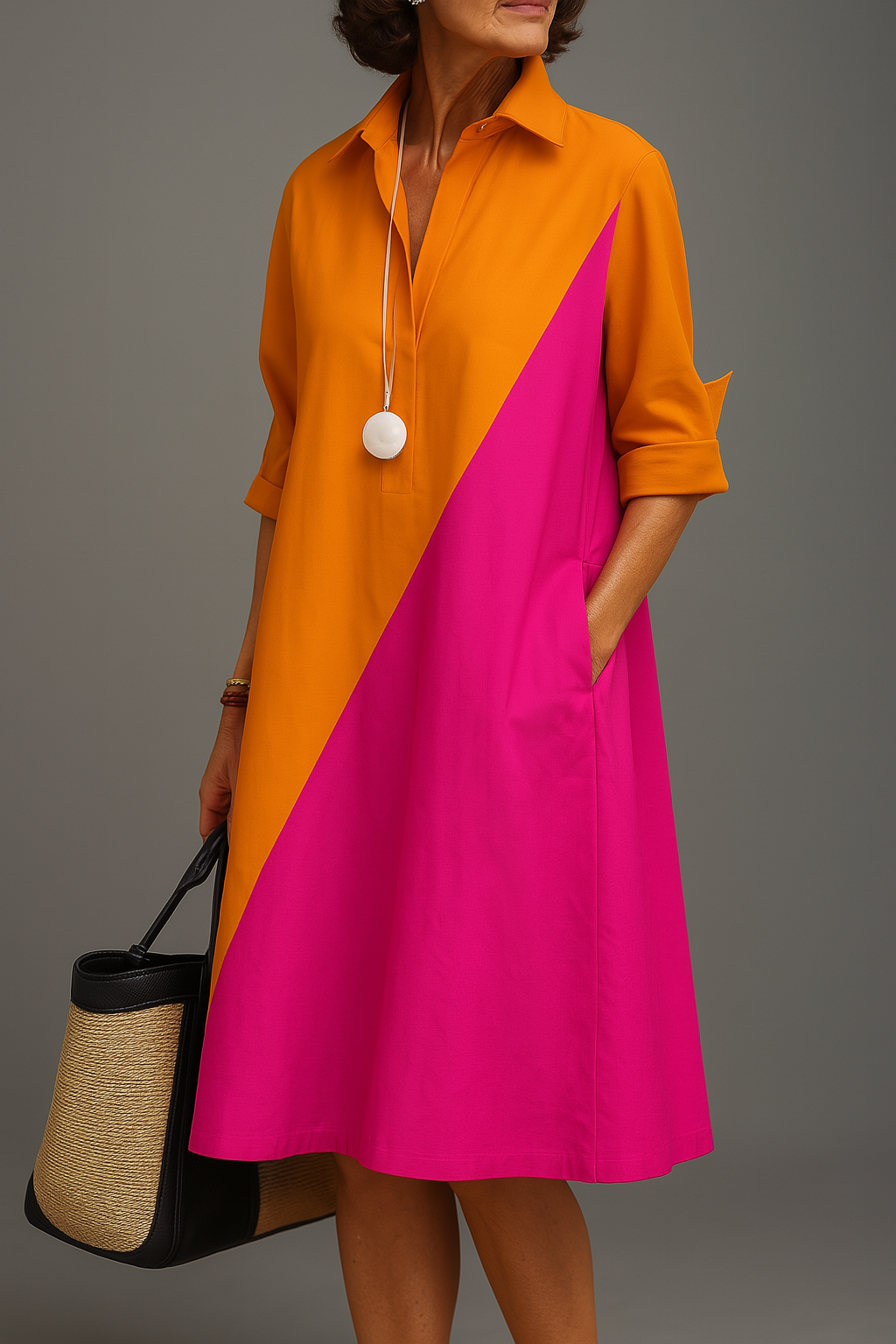 MARTINA - VESTIDO MIDI ESTAMPADO