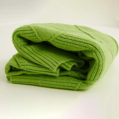 Jersey liso de manga larga con cuello alto