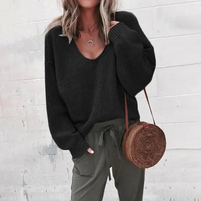 GELEN| sueter holgado con cuello V.