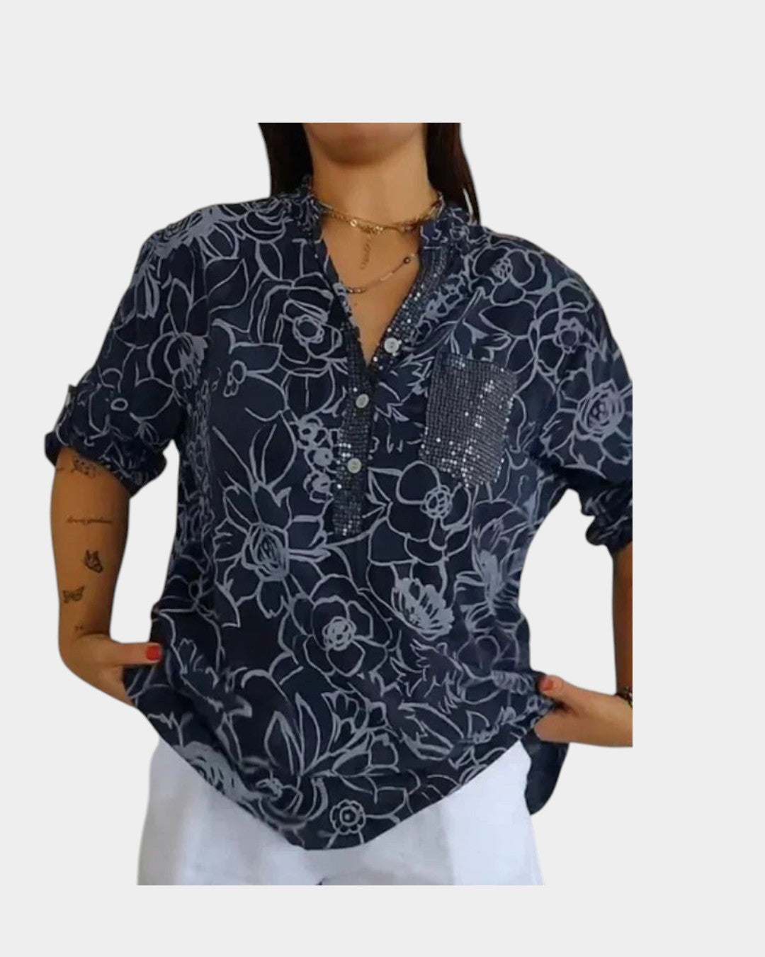 Lotte – Blusa con estampado de flores