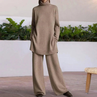 Ana | Conjunto tejido suave, calido, elegante y atemporal