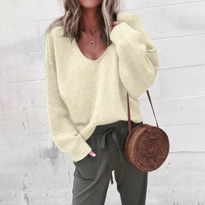 GELEN| sueter holgado con cuello V.