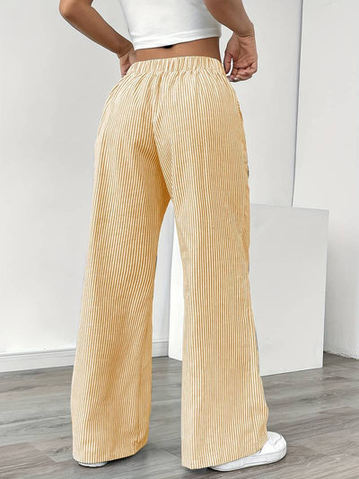 DOMÍNICA | Pantalón ancho rayado