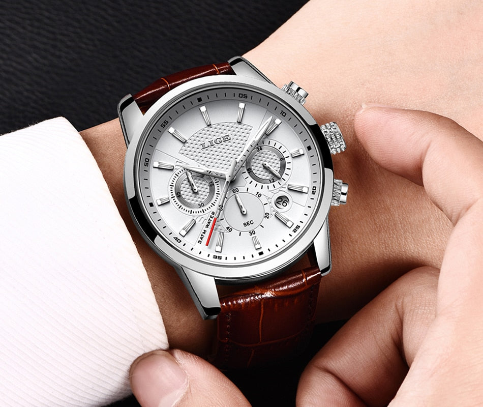 Lucas™ - Reloj militar para hombre: elegancia y comodidad duradera