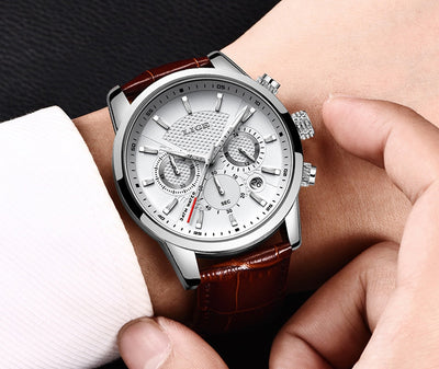 Lucas™ - Reloj militar para hombre: elegancia y comodidad duradera