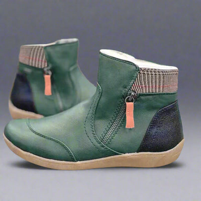 Valeria | Botin impermeable premium de cuero