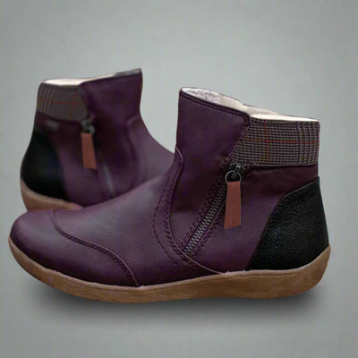 Valeria | Botin impermeable premium de cuero